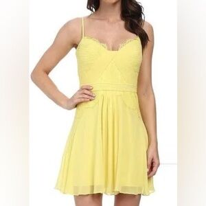 BCBG MAXAZRIA Katalina dress yellow